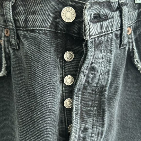 AGOLDE 90’s Pinch Waist Denim - Black Tea - Picture 3 of 4